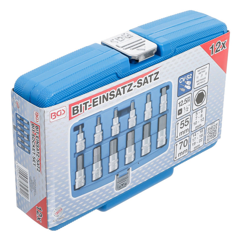 Juego Dados Con Punta 1/2  | Hexágono 5-22 Mm | Bgs 5052