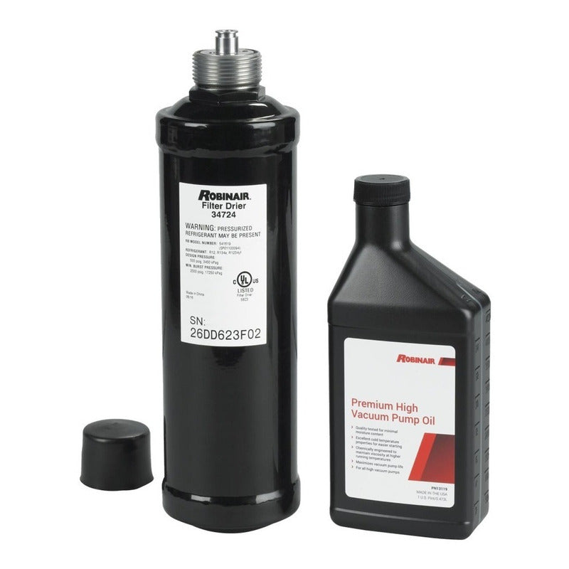 Robinair 13172 Kit De Mantenimiento Para Maquina De A/c Negro