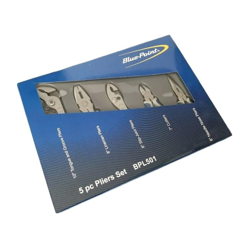 Blue Point Bpl501 Kit De 5 Pinzas Alicates Cortador