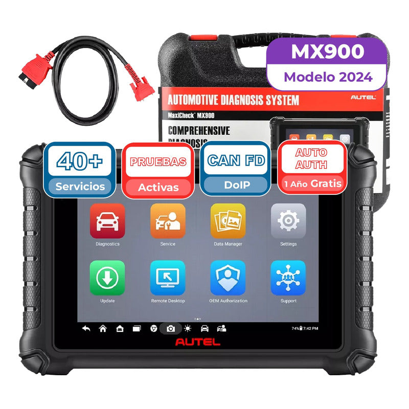 Escáner Automotriz Autel Maxicheck  Mx900 Bidireccional