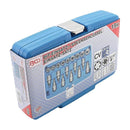 Juego De Dados Hembra Y Puntas Torx 1/2  | 19 Pzas En Caja