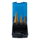 3 Brocas Conicas Escalonadas | Titanio 4-30 Mm | Bgs 1624