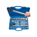 Juego De Dados Y Matraca 3/4  | 19-50 Mm | 21 Pz | Bgs 1207