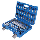Juego De Herramienta Y Dados | 3/8 | 61 Piezas | Bgs 2229 Azul