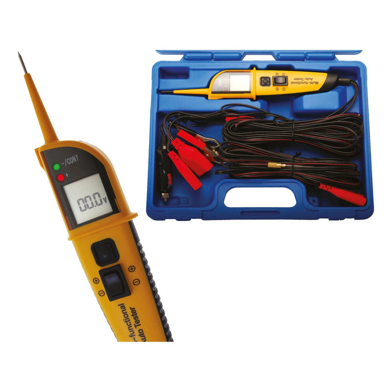 Comprobador Tensión| Tester Multifunción Pantalla| Bgs 40105