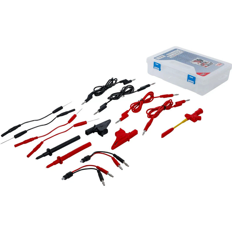 Juego Cables Medición Y Puntas | Para Multímetros| Bgs 74511