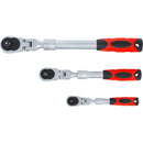 Bgs 72114 Set De Matracas Reversible Extensible 1/4 3/8 1/2