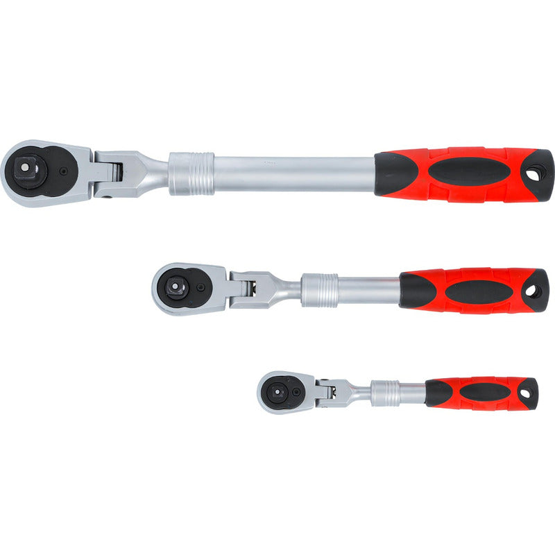 Bgs 72114 Set De Matracas Reversible Extensible 1/4 3/8 1/2