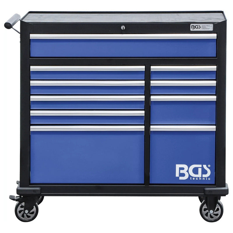 Bgs Technic 4206 Gabinete Móvil Azul Con 10 Cajones Azul