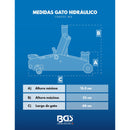 Gato De Patín 2 Ton 135 - 330 Mm Con Estuche Bgs 188000-mx