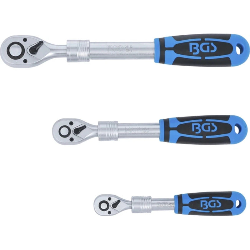 Juego Matracas Extensible | 1/4 - 3/8 - 1/2 | Bgs 25123