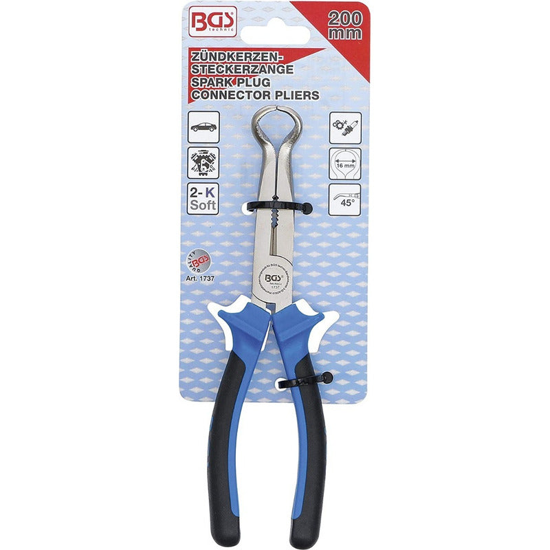 Bgs 1737 Pinzas Para Retirar Bujias, Largo 200 Mm