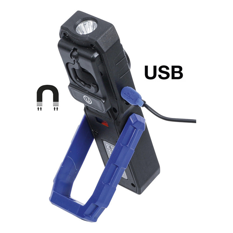 Lampara Para Mecanico | Iman Y Gancho | Plegable | Bgs 70051
