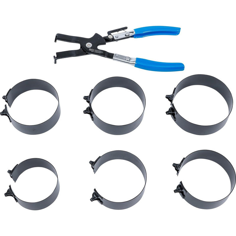 Set De Pinza Con Opresor De Anillos De Piston 7 Pz Bgs 1874