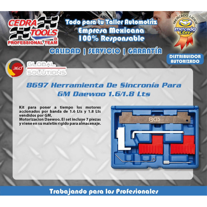 Bgs 98697 Kit De Sincronia Aveo, Cruze, Sonic, Trax, G3, G5