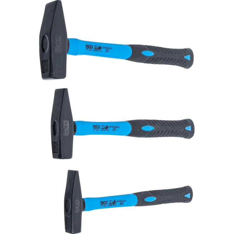 3 Pza Martillos De Mecanico | 300 / 500 / 800 G | Bgs 3845
