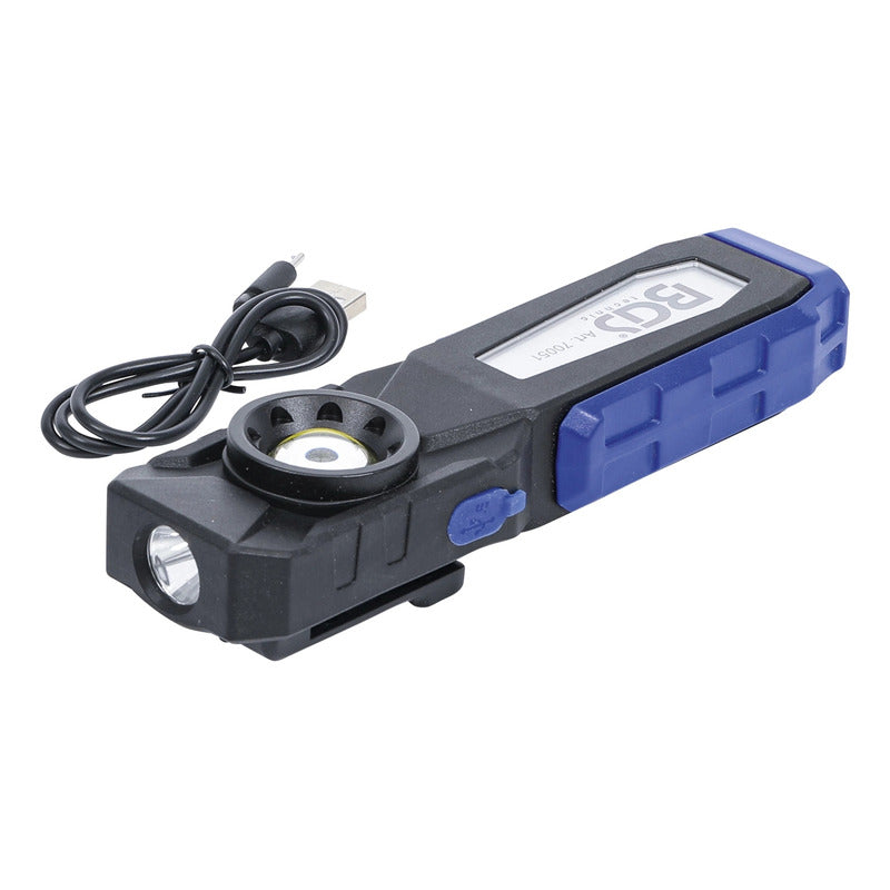 Lampara Para Mecanico | Iman Y Gancho | Plegable | Bgs 70051