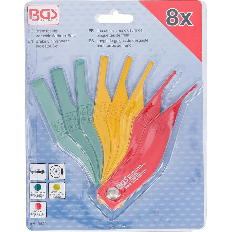 Bgs 9440 Medidor De Desgaste De Balata ( Metalico )