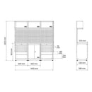 Sistema Modular De Almacenaje Professional Bgs 80100