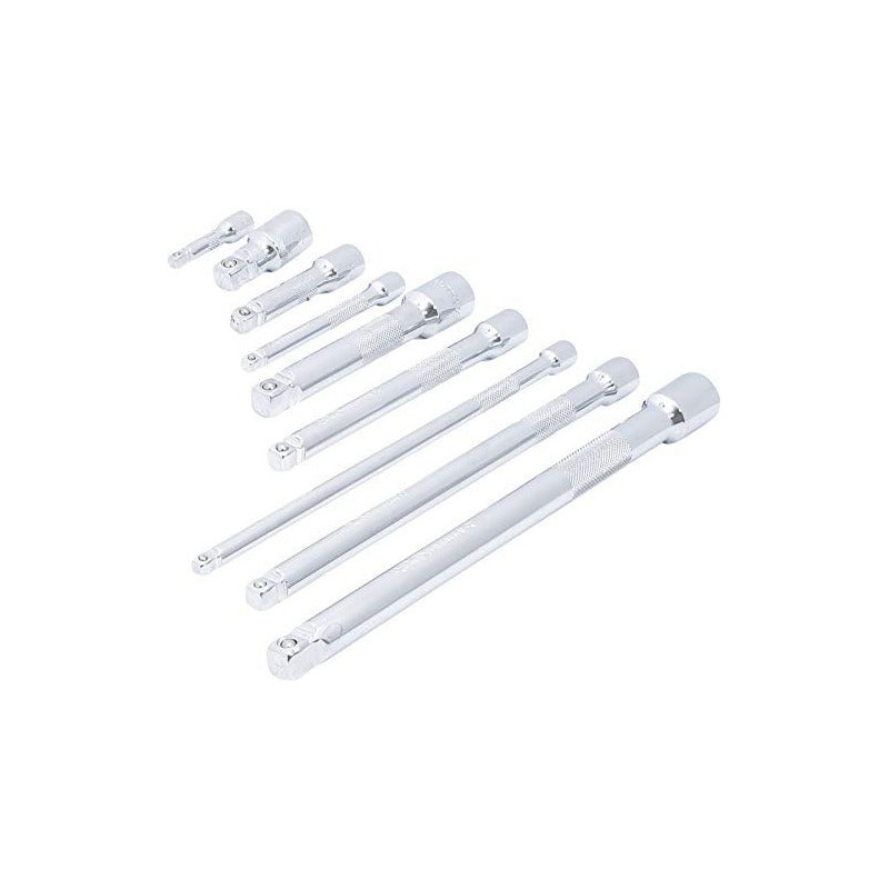 Juego De Extensiones Anguladas  Para Matraca 1/4 3/8 1/2 9pz