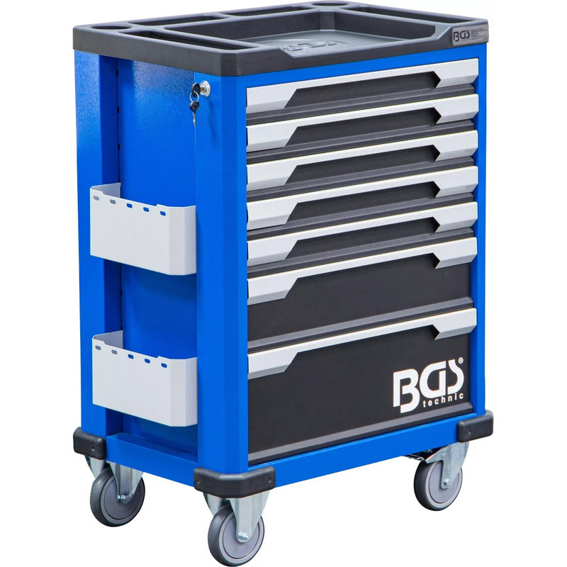 Bgs Technic 4236 Gabinete Móvil Azul Con 7 Cajones Azul