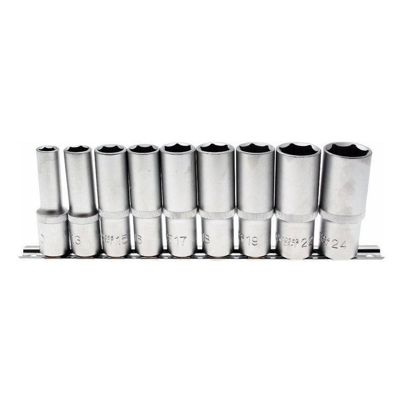 Juego Dados Largos 1/2 | Hexagonal | 10 - 24 Mm | Bgs 2223