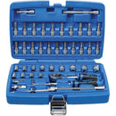 Bgs 2146 Autocle Dados Con Matraca Milimétrico 1/4 46 Pzas