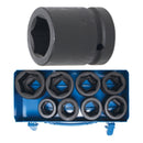 Set Dados De Impacto 1 Pulgada 27 - 50mm 8 Pzas  Bgs 5245