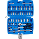 Juego De Herramienta Y Dados | 1/4 | 46 Pzs | Bgs 2145 Azul