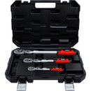 Bgs 72114 Set De Matracas Reversible Extensible 1/4 3/8 1/2