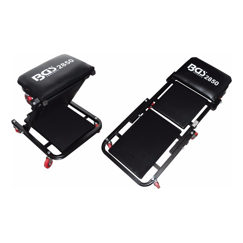 Cama Para Mecánico | Asiento Plegable | Bgs 2850