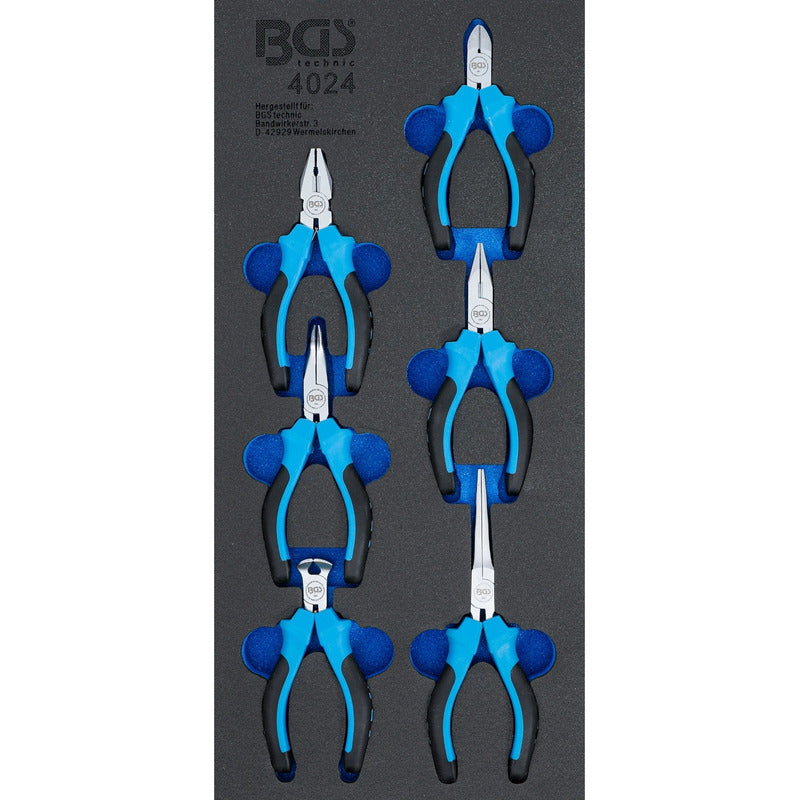 Juego De Mini Pinzas De Precisión | 6 Piezas | Bgs 4024