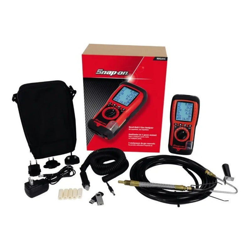 Snap-on Analizador Portatil 5 Gases Verificacion Vehicular