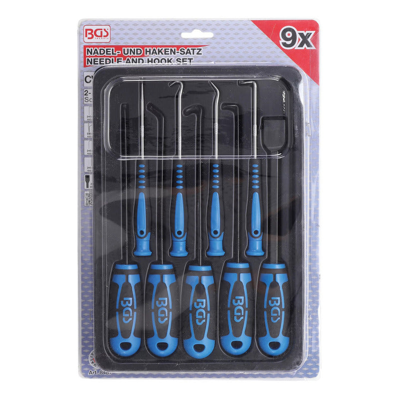 Bgs 8487 Juego De Ganchos Quita O Ring Y Espatula | 9 Piezas Color