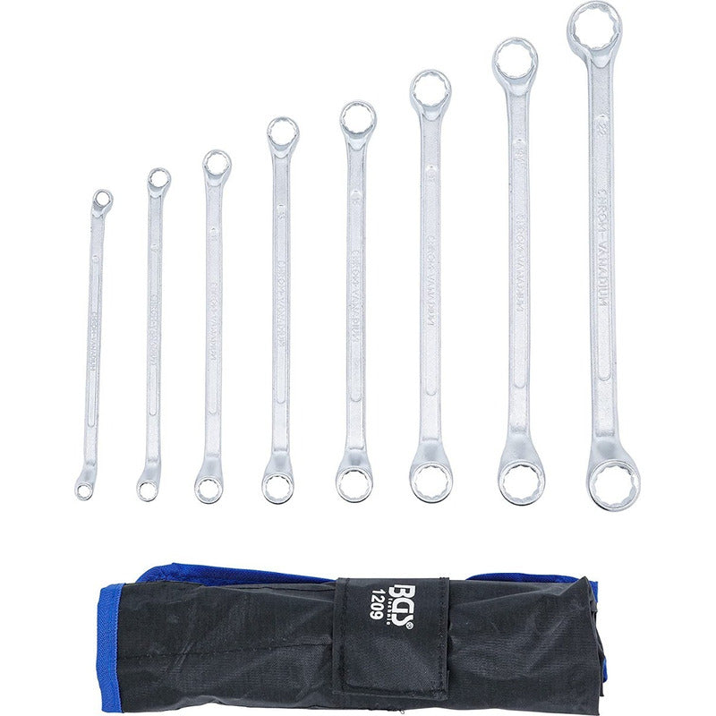 Llaves Acodadas Doble Estrella Milimetricas 8 Pzas Bgs 1209