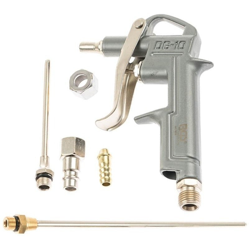 Pistola Para Soplar En Aluminio Con 3 Boquillas Largas