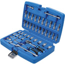 Bgs 2146 Autocle Dados Con Matraca Milimétrico 1/4 46 Pzas