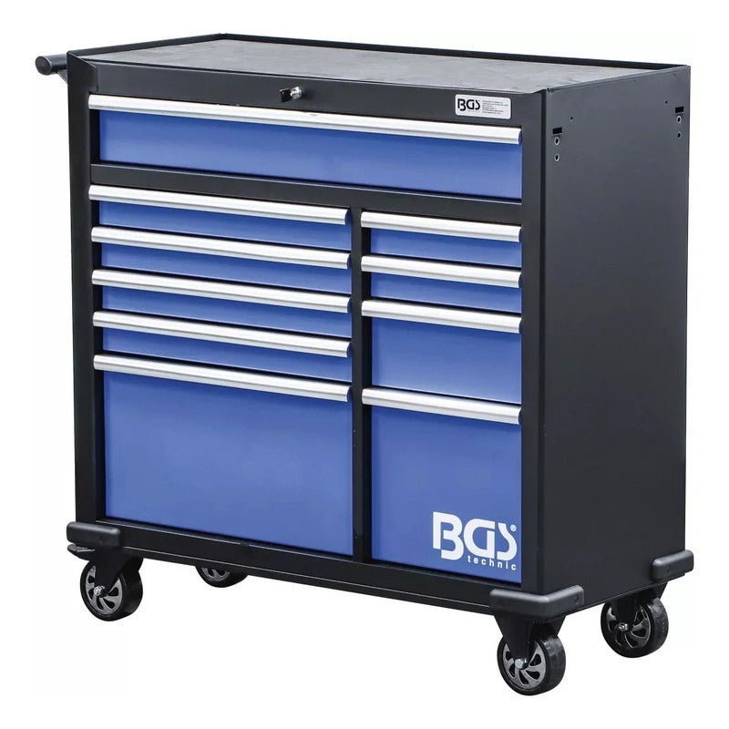 Gabinete Movil Para Herramientas Xxl | 10 Cajones | Bgs 4206 Azul