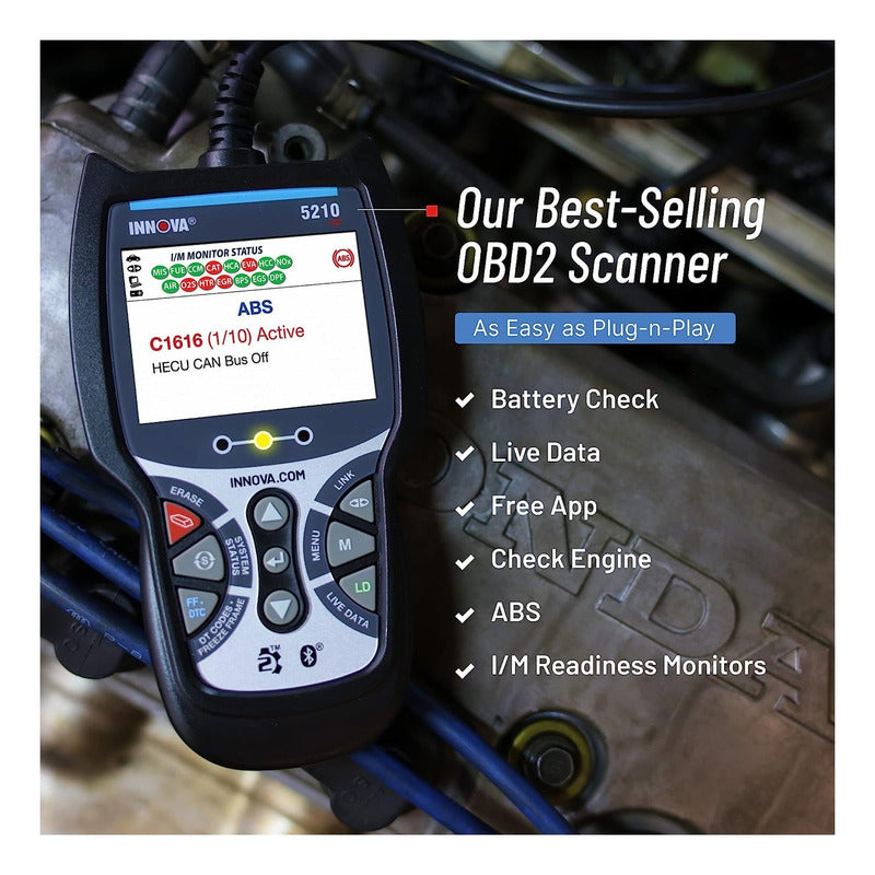 Innova 5210 - Escáner De Diagnóstico Obd2 - Dtc - Can