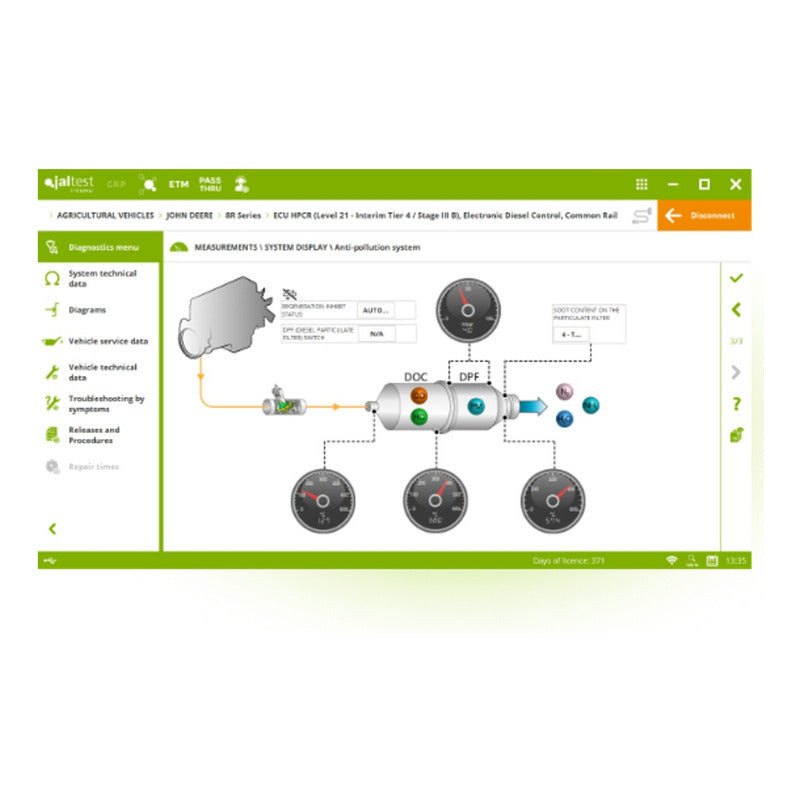 Interfase Diagnostico Tractor Yvehículo Agricola Jaltest Agv