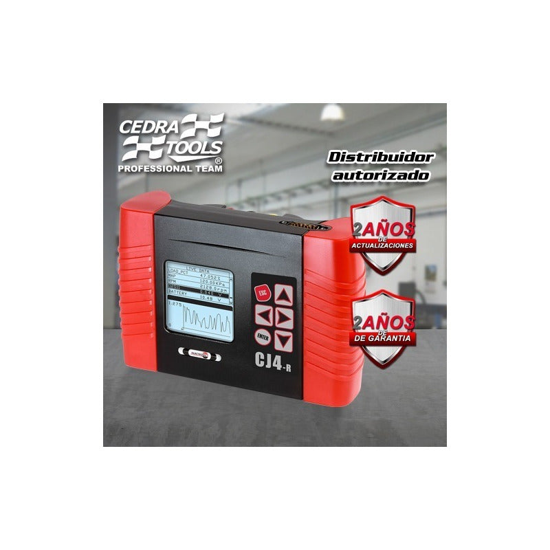 Cj4r Injectoclean Scanner Automotriz + 2 Años Actualizacion