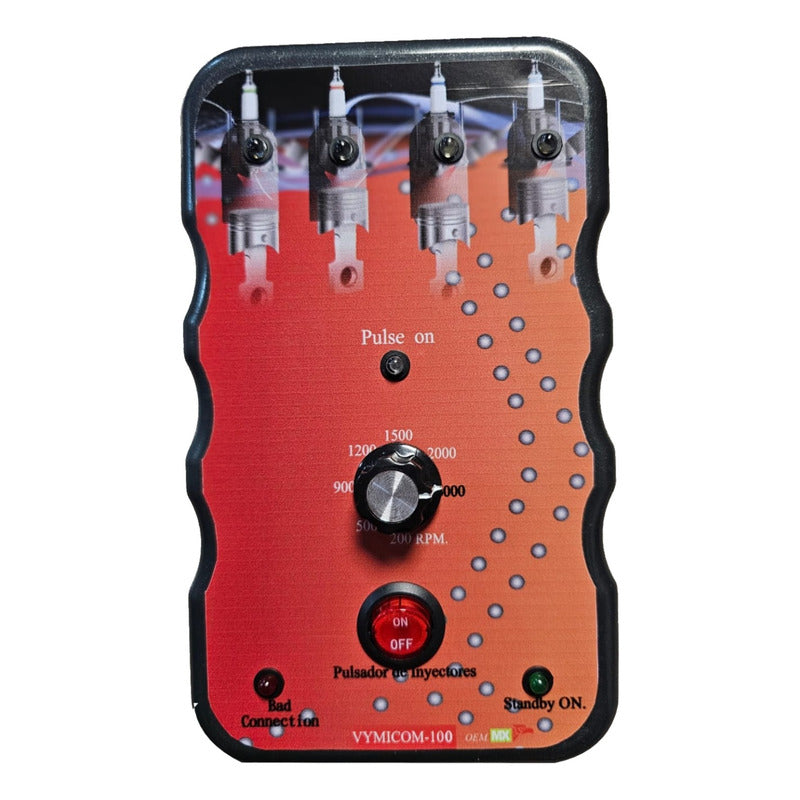 Pulsador De 4 Inyectores Automotriz Conexión Ac 110v