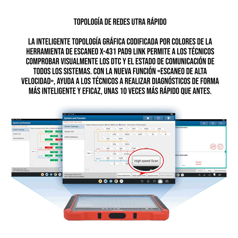 Launch X431 Pad Lx Con Smart Link 3.0 J2534 / Can Fd