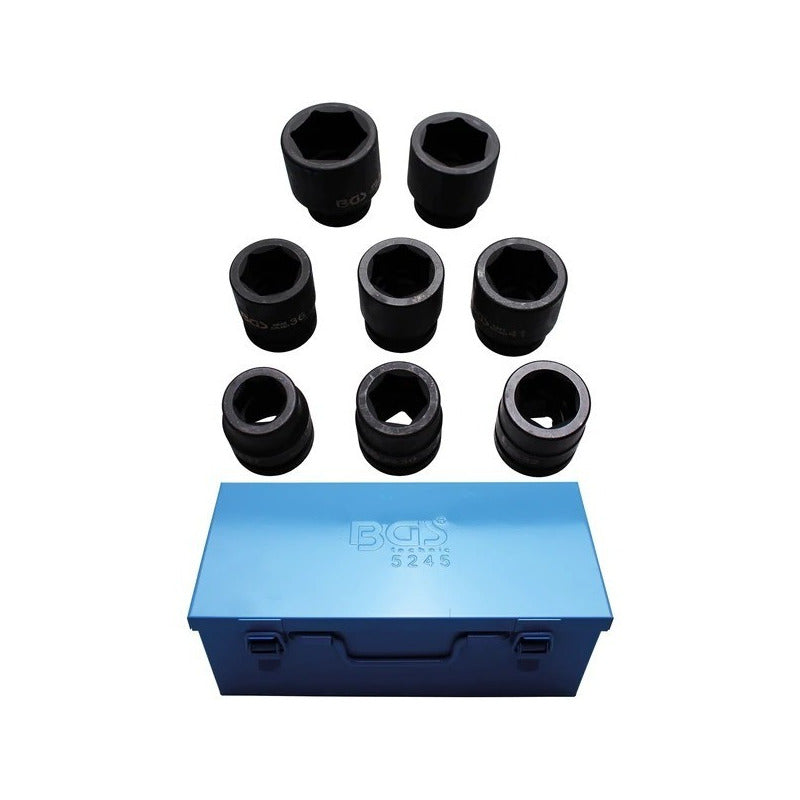 Set Dados De Impacto 1 Pulgada 27 - 50mm 8 Pzas  Bgs 5245