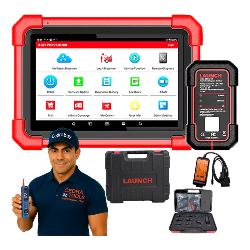 Scanner Launch X431 Pro Se + 3 Años Actualización Obd1-obd2