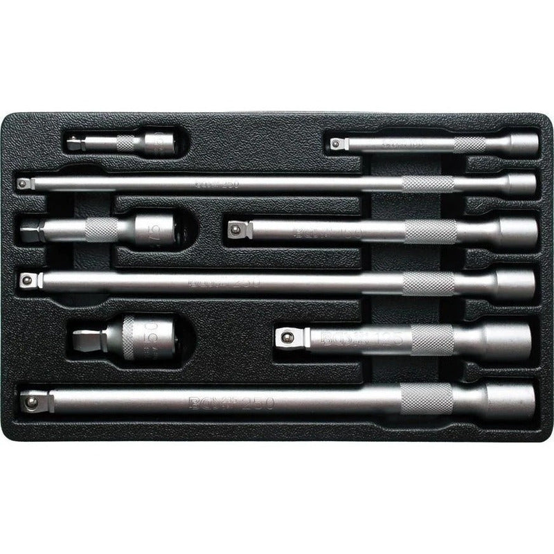 Juego De Extensiones Anguladas  Para Matraca 1/4 3/8 1/2 9pz