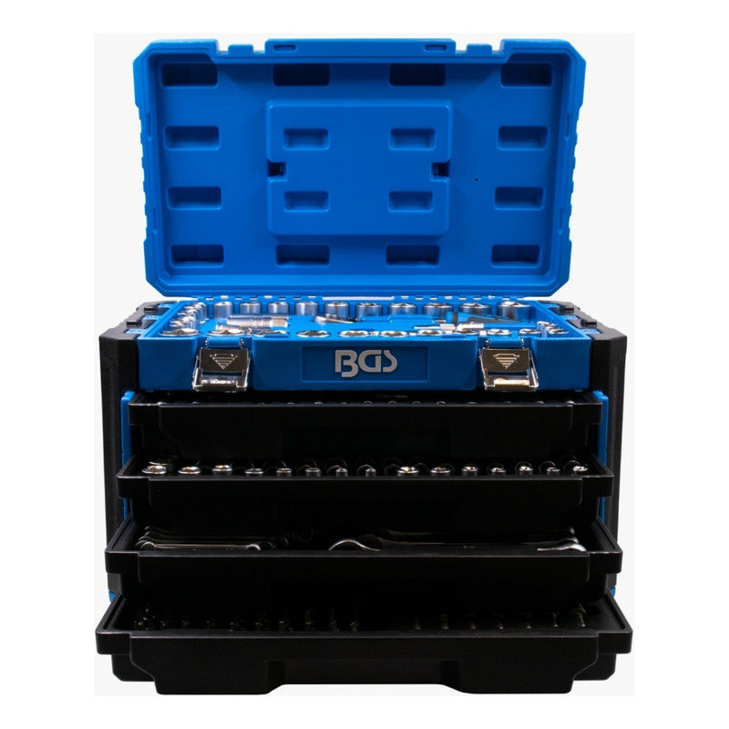 Caja De Herramientas Master Con 299 Piezas Bgs 74000 Color Azul