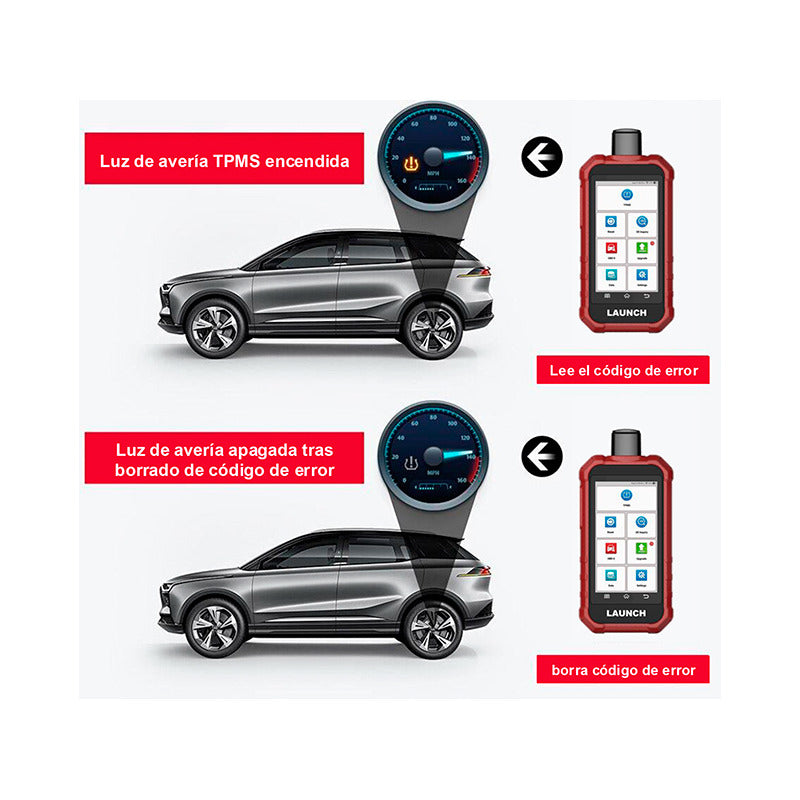 Launch Crt511s V2 Escaner Tpms Programar, Reiniciar, Activar