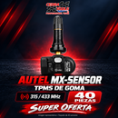 Super Oferta: paquete de 40 sensores TPMS Autel MX-Sensor de goma 315/433 MHz. Portada cuadrada CedraTools sin precio.