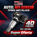 Autel MX-Sensor 1-Sensor | 40 sensores TPMS metálicos 315/433 MHz — oferta TPMS CedraTools